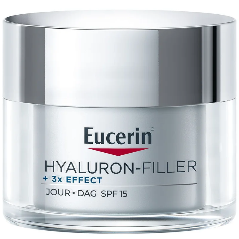 Eucerin Hyaluron-Filler +3x Effect Soin de Jour SPF15 Peau Sèche 50 ml